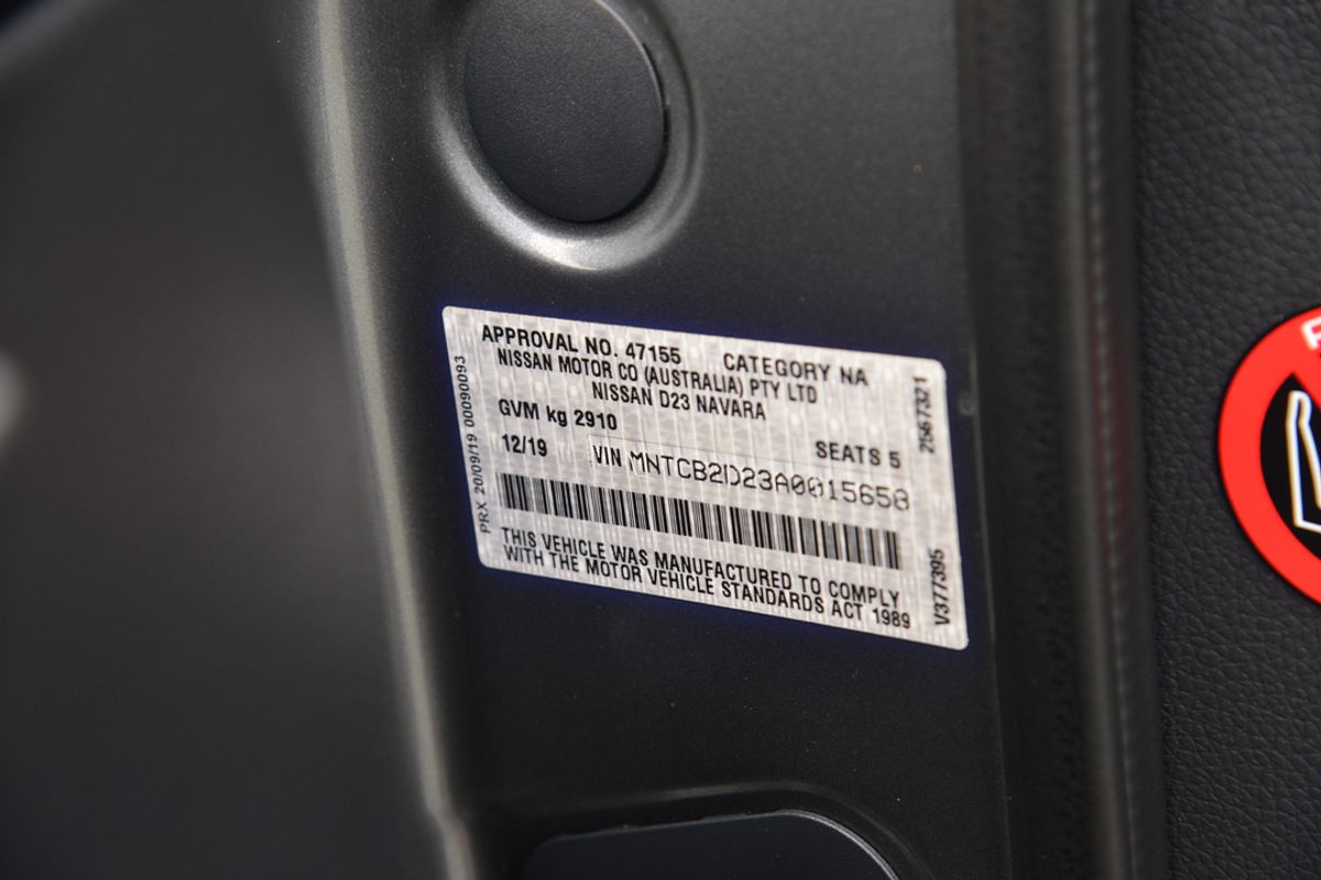 2019 Nissan Navara ST-X D23 Series 4 Rear Wheel Drive