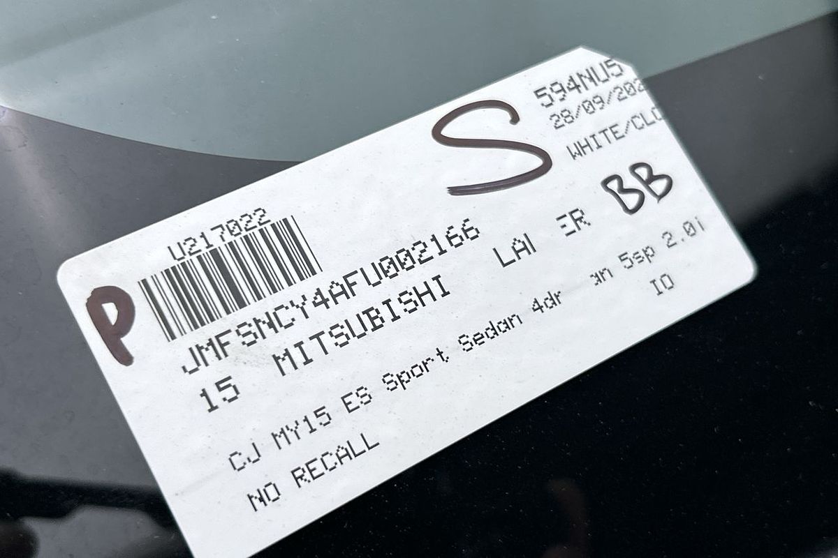 2015 Mitsubishi Lancer ES Sport CJ