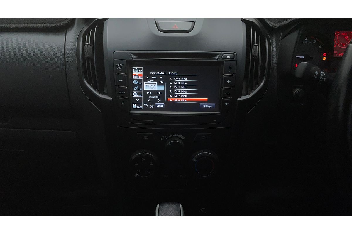 2019 Isuzu D-MAX SX High Ride Rear Wheel Drive