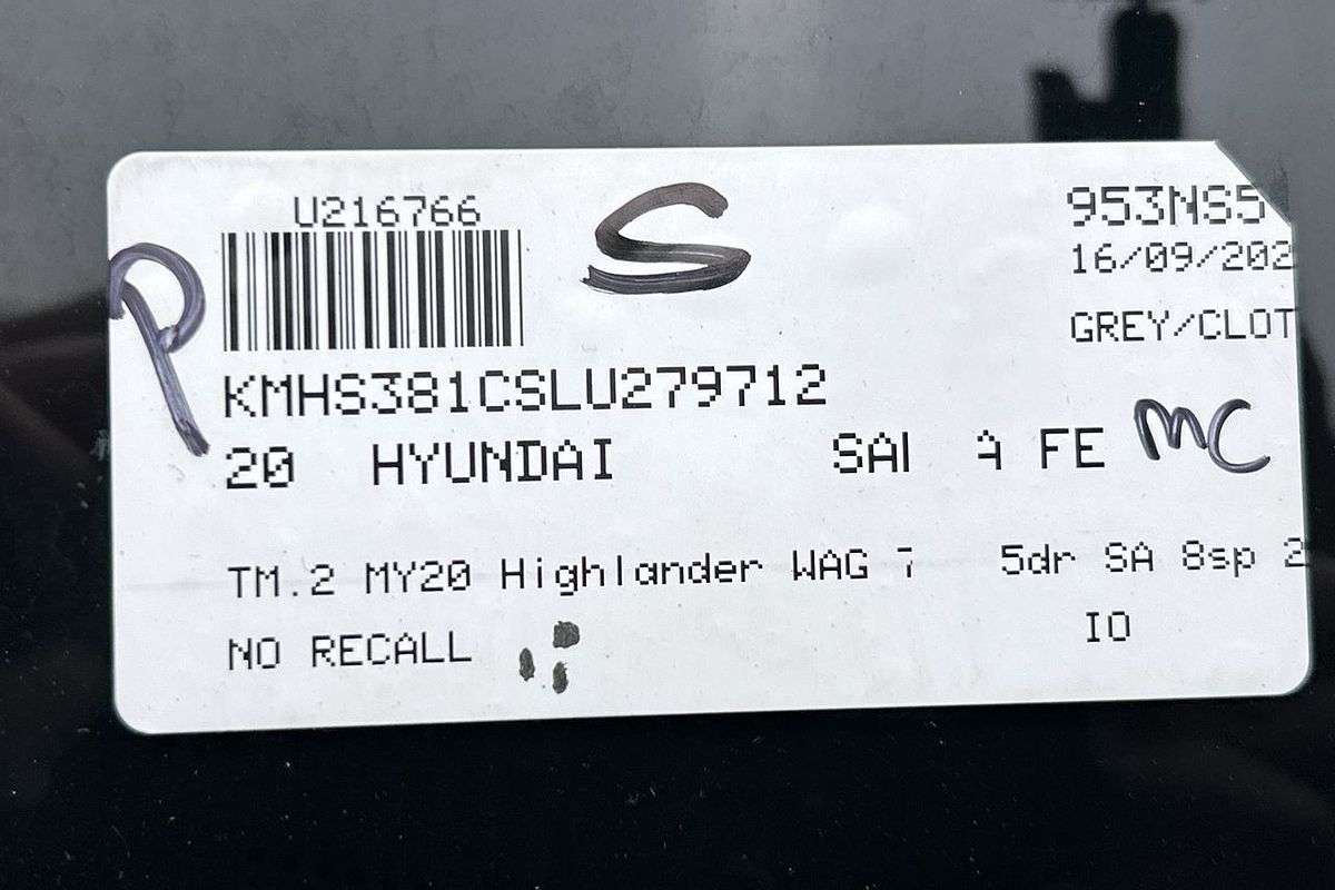 2020 Hyundai Santa Fe Highlander TM.2