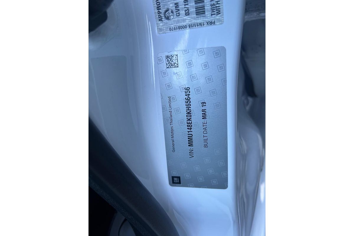 2019 Holden Colorado LT RG Rear Wheel Drive