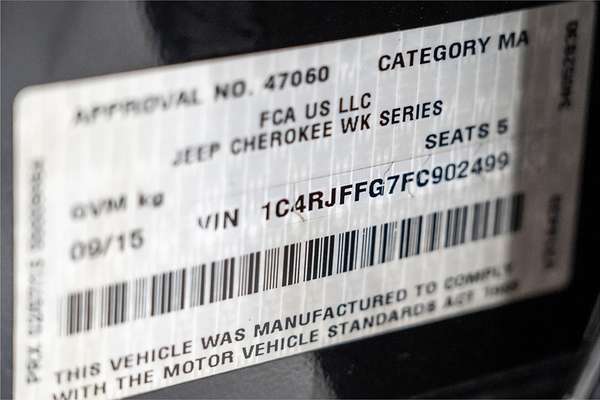 2015 Jeep Grand Cherokee Limited WK