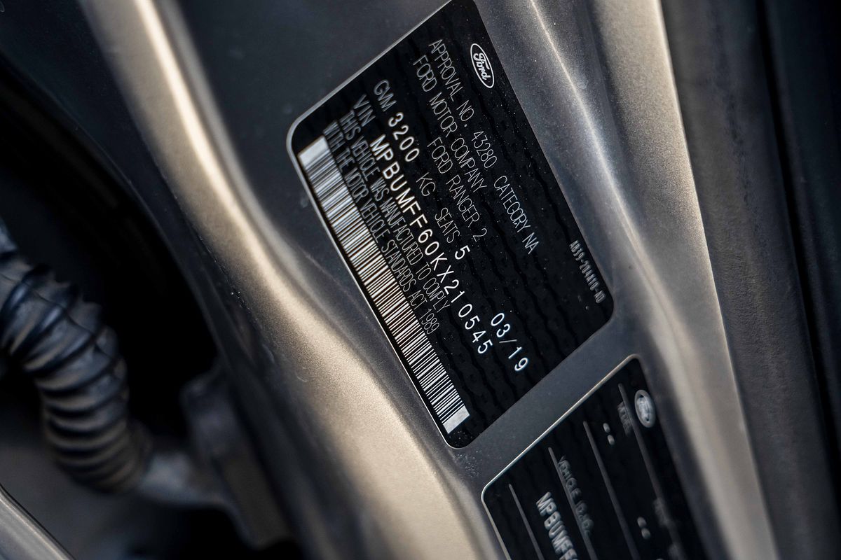 2019 Ford Ranger Wildtrak PX MkIII 4X4 2.0L