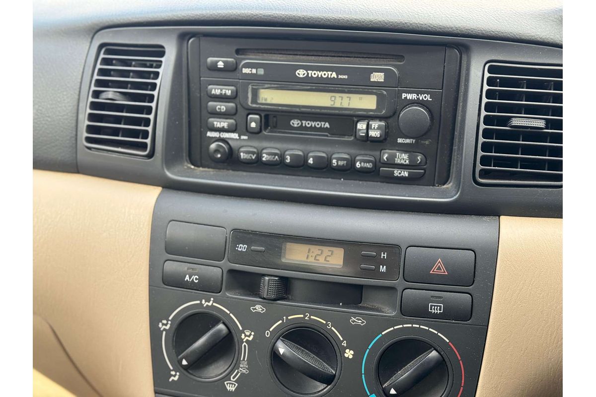 2002 Toyota Corolla Ascent ZZE122R