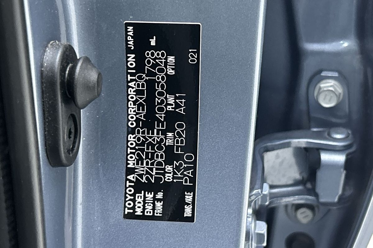 2024 Toyota Corolla Ascent Sport Hybrid ZWE219R
