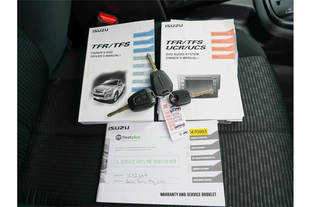 2020 Isuzu D-MAX SX High Ride Rear Wheel Drive