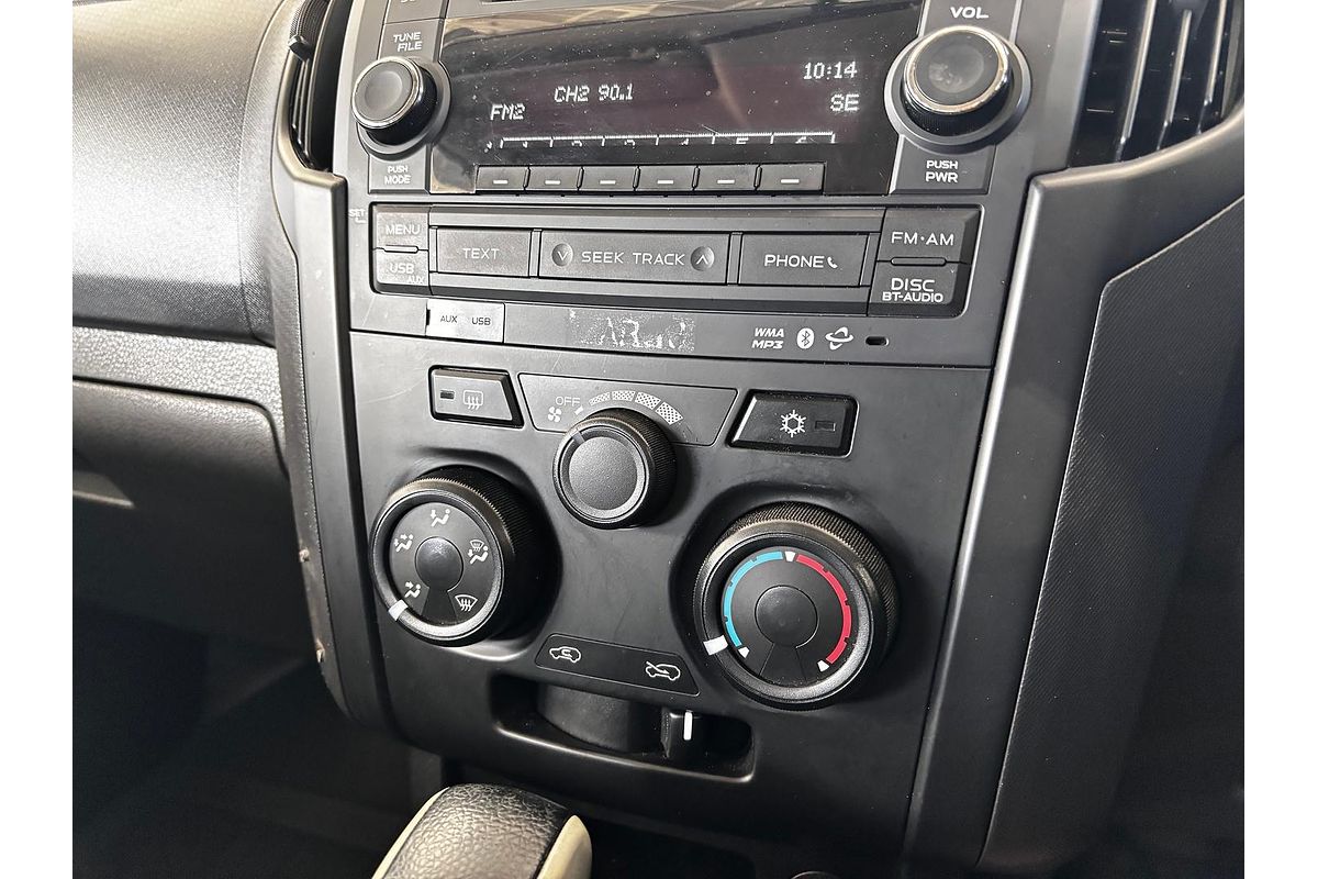 2015 Isuzu D-MAX SX High Ride Rear Wheel Drive