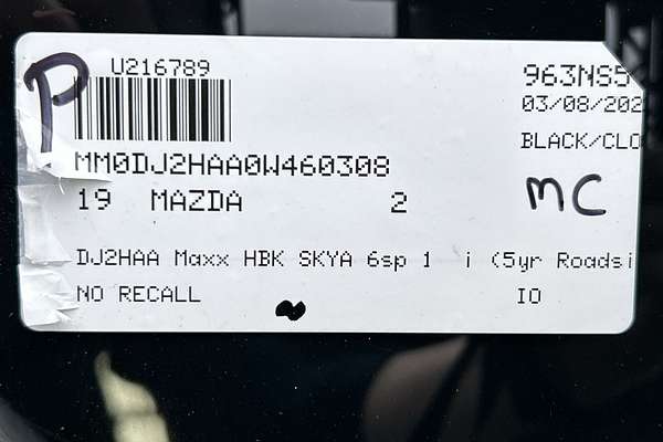 2019 Mazda 2 Maxx DJ Series