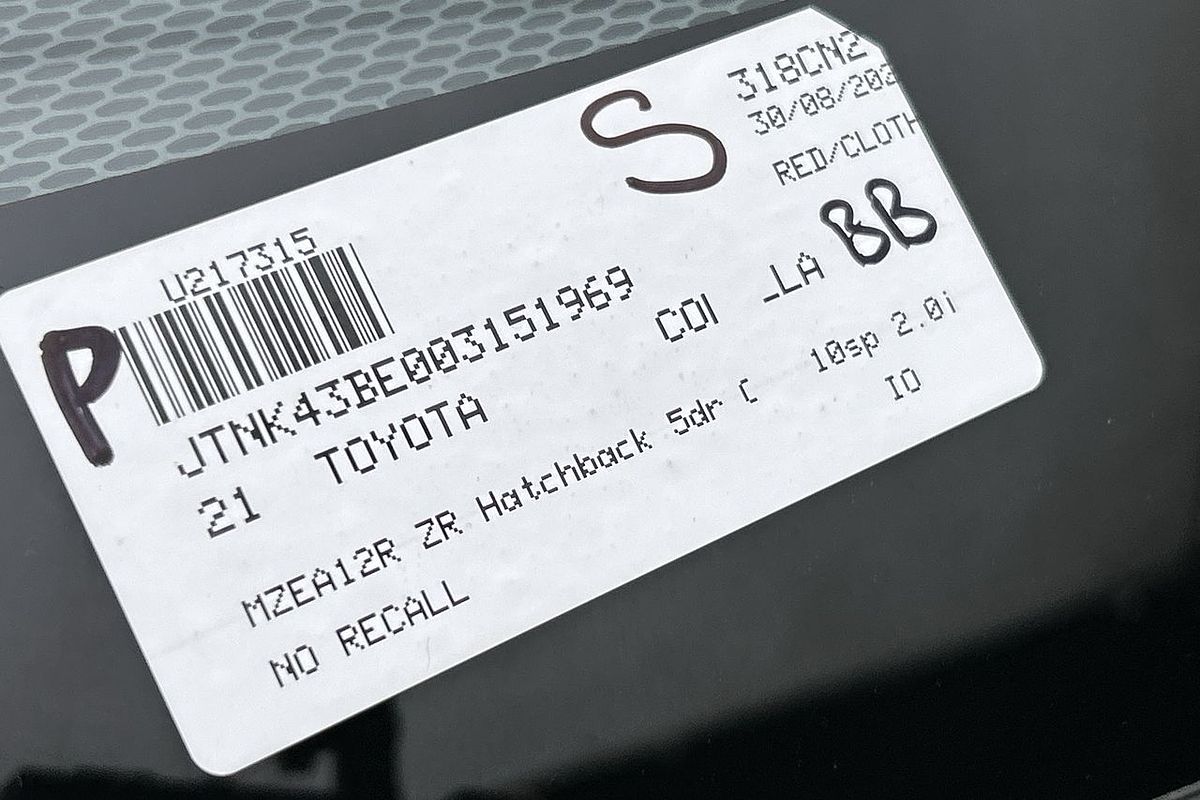 2021 Toyota Corolla ZR MZEA12R