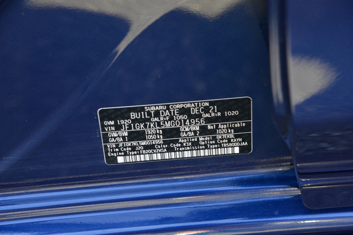 2021 Subaru Impreza 2.0i-S G5
