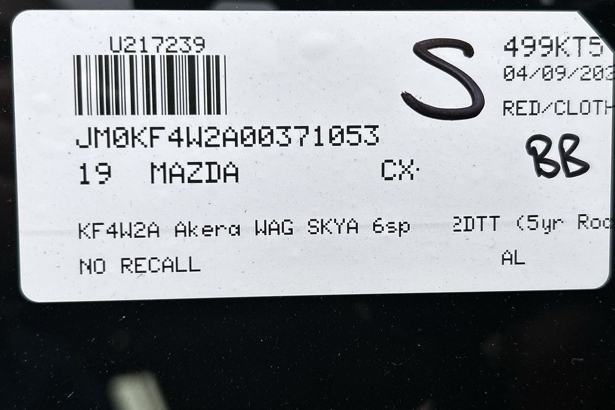 2019 Mazda CX-5 Akera KF Series