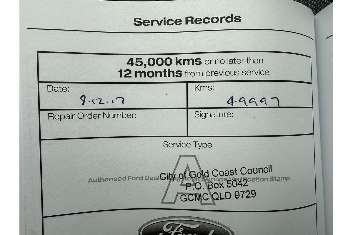 2015 Ford Ranger XL Hi-Rider PX Rear Wheel Drive 2.2L