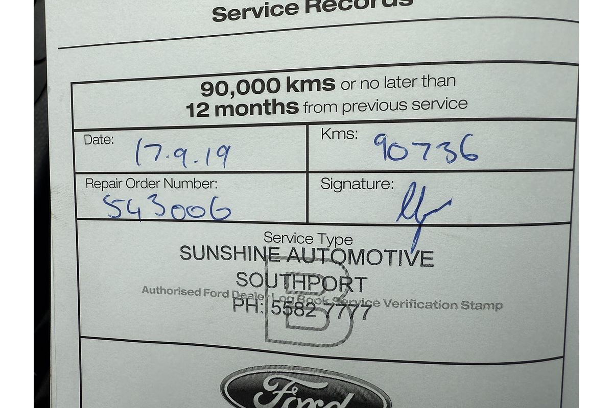 2015 Ford Ranger XL Hi-Rider PX Rear Wheel Drive 2.2L