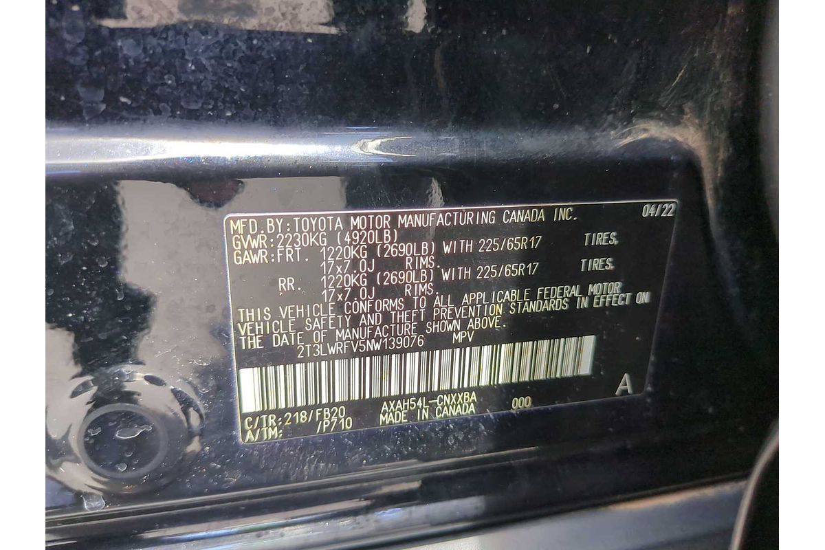 2022 Toyota RAV4 Hybrid LE
