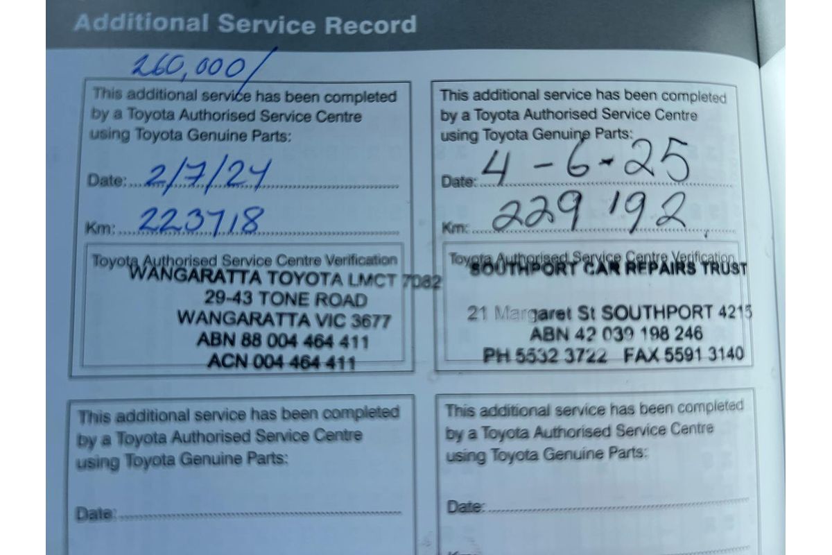 2016 Toyota Hilux SR GUN126R 4X4
