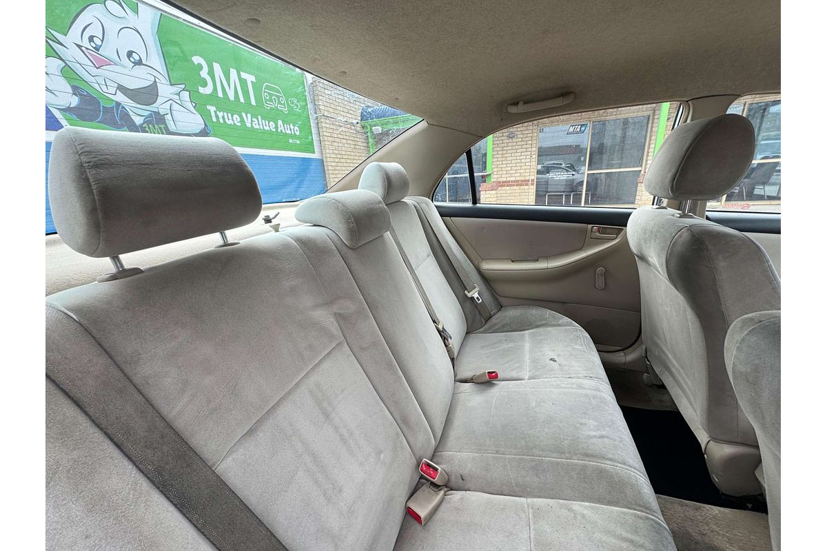 2002 Toyota Corolla Ascent ZZE122R