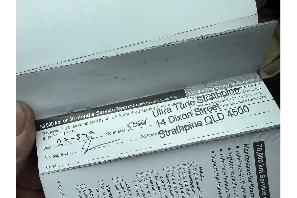 2016 Isuzu D-MAX SX 4X4