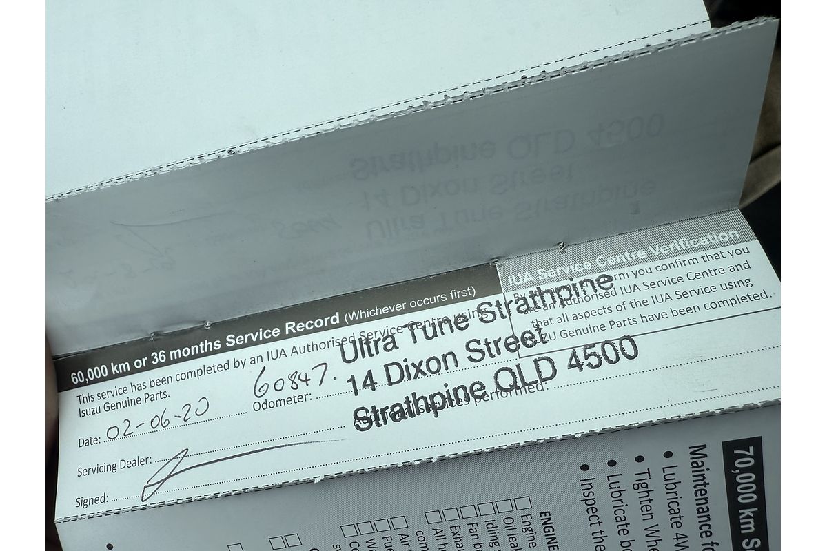 2016 Isuzu D-MAX SX 4X4