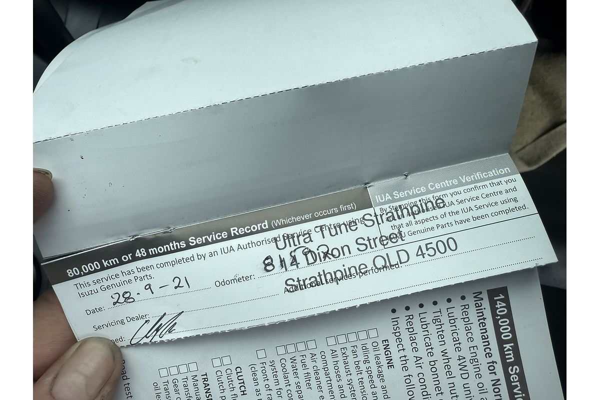 2016 Isuzu D-MAX SX 4X4