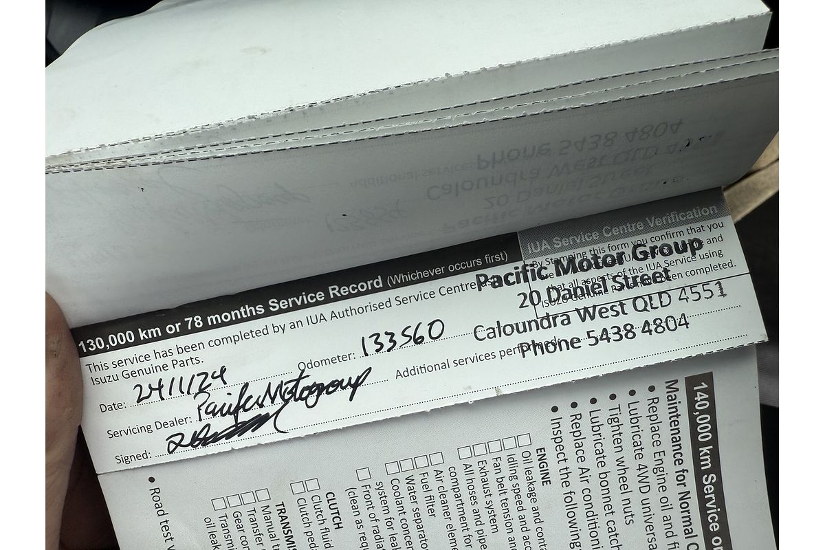 2016 Isuzu D-MAX SX 4X4