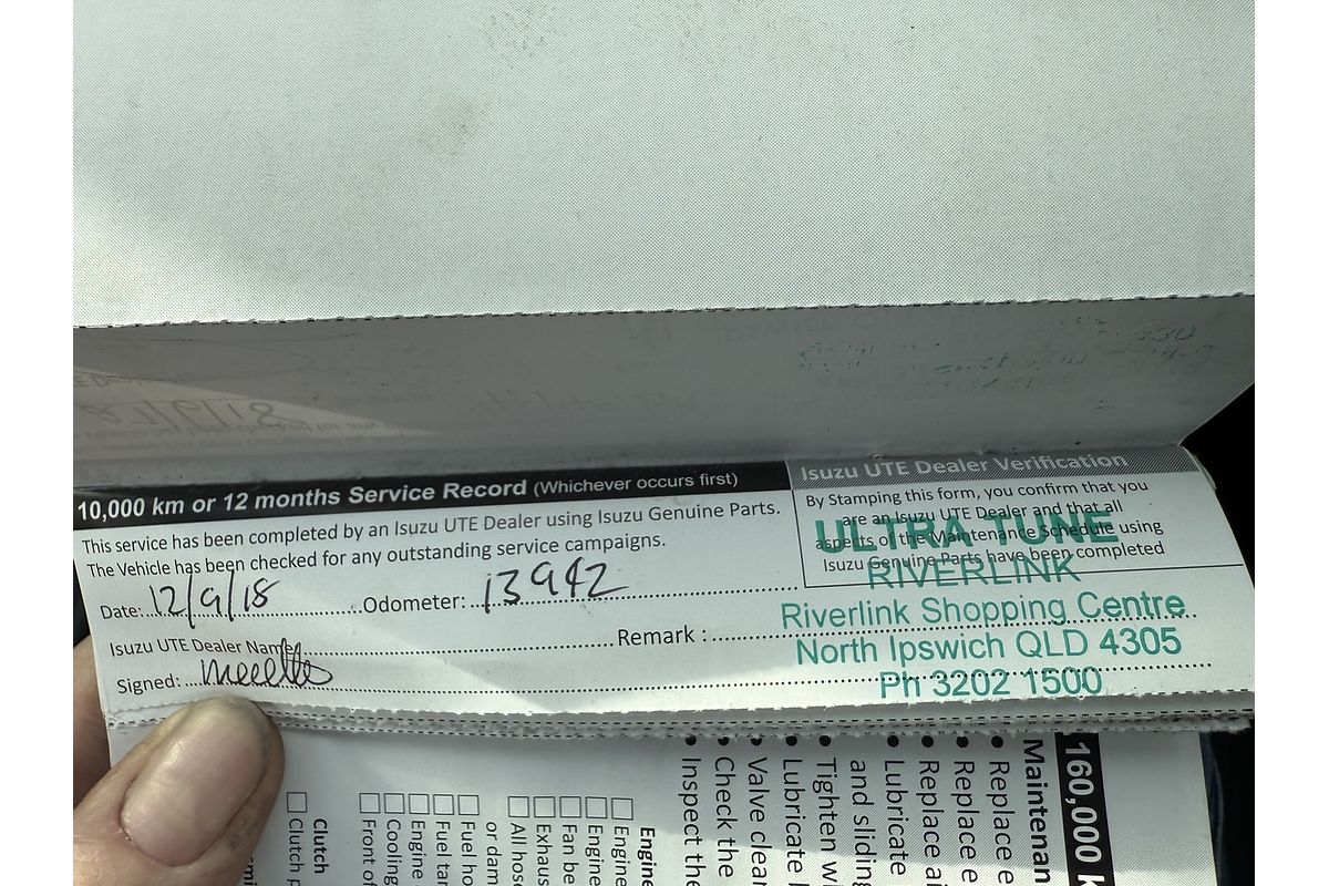 2018 Isuzu D-MAX SX 4X4