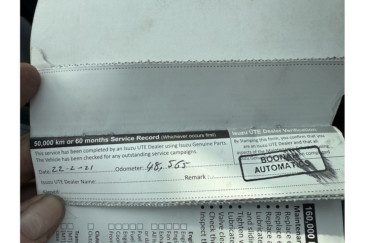 2018 Isuzu D-MAX SX 4X4