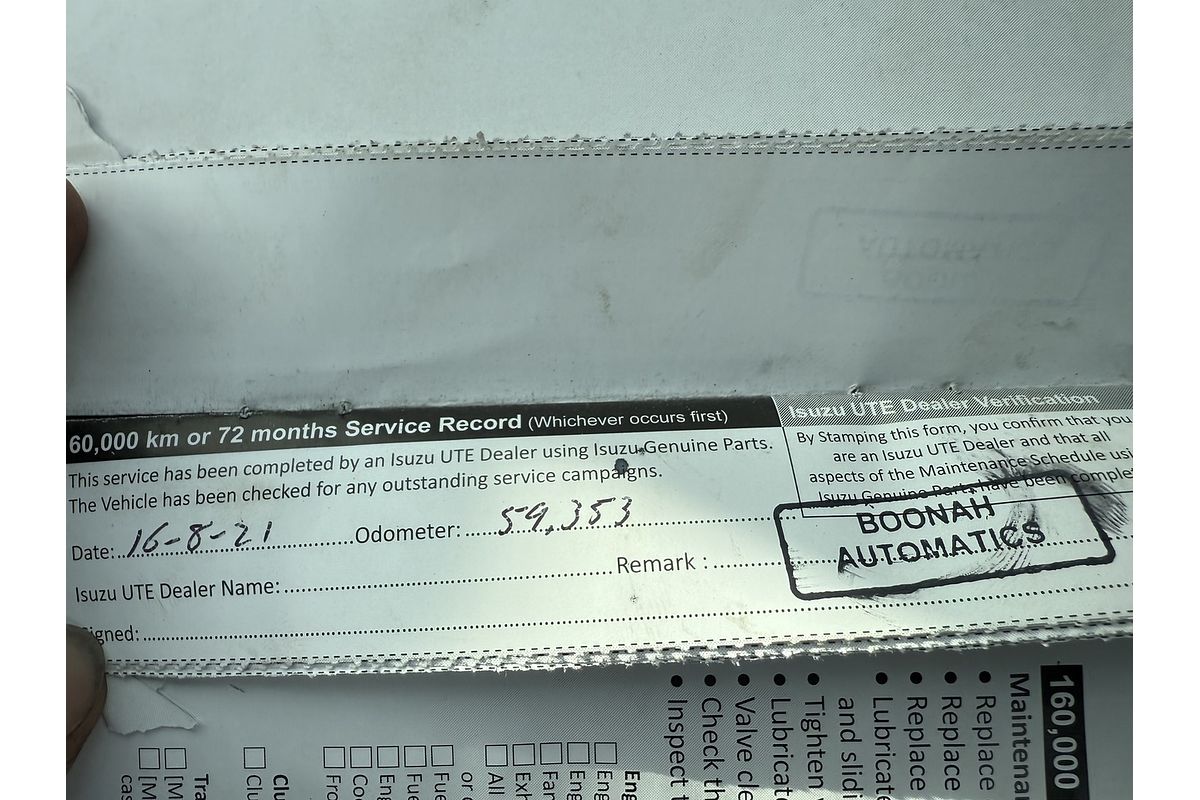 2018 Isuzu D-MAX SX 4X4