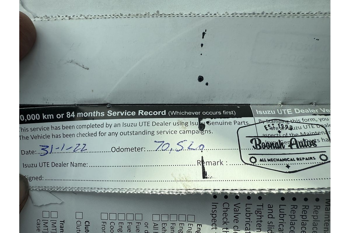 2018 Isuzu D-MAX SX 4X4