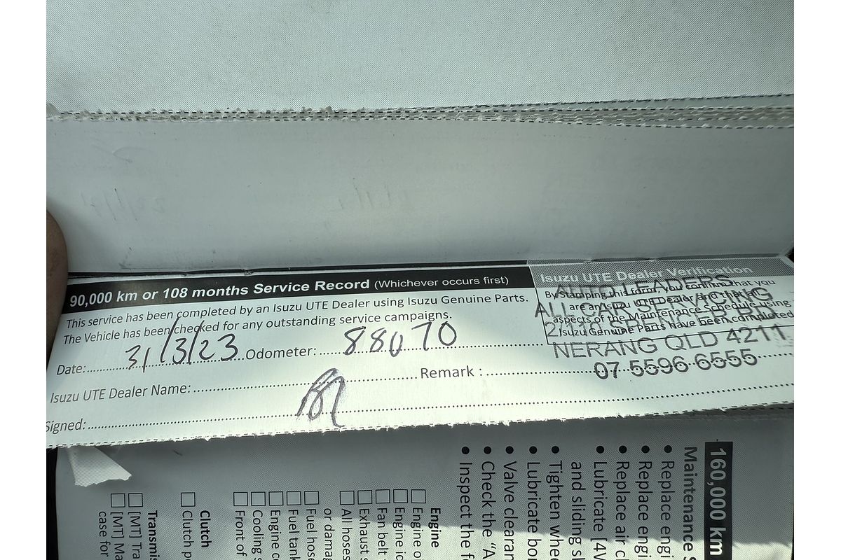 2018 Isuzu D-MAX SX 4X4