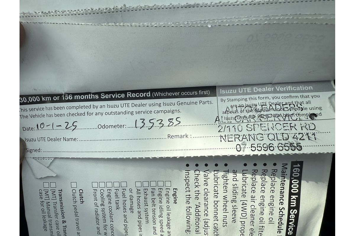 2018 Isuzu D-MAX SX 4X4