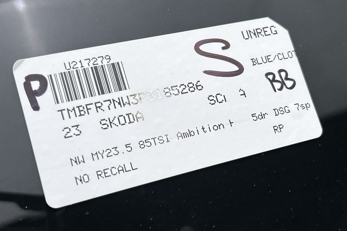 2023 SKODA Scala 85TSI Ambition NW