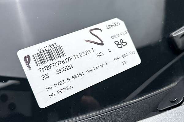 2023 SKODA Scala 85TSI Ambition NW