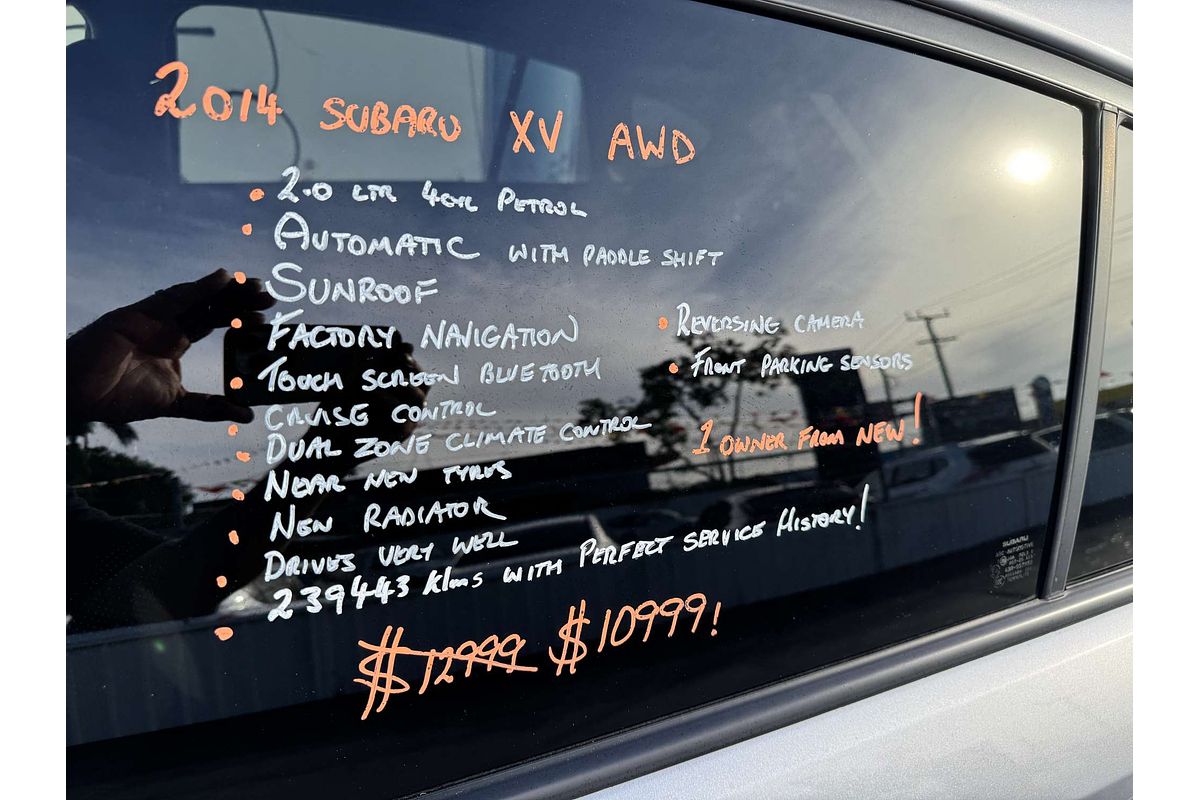 2014 Subaru XV 2.0i-L G4X