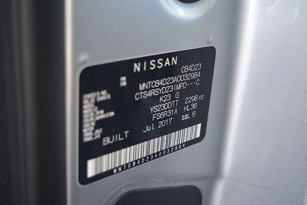 2017 Nissan Navara SL D23 Series 2 4X4