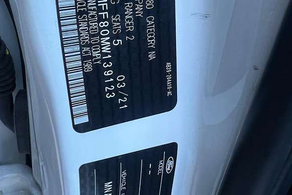 2021 Ford Ranger XL PX MkIII 4X4 2.2L