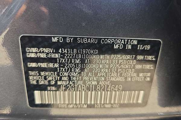 2020 Subaru Crosstrek