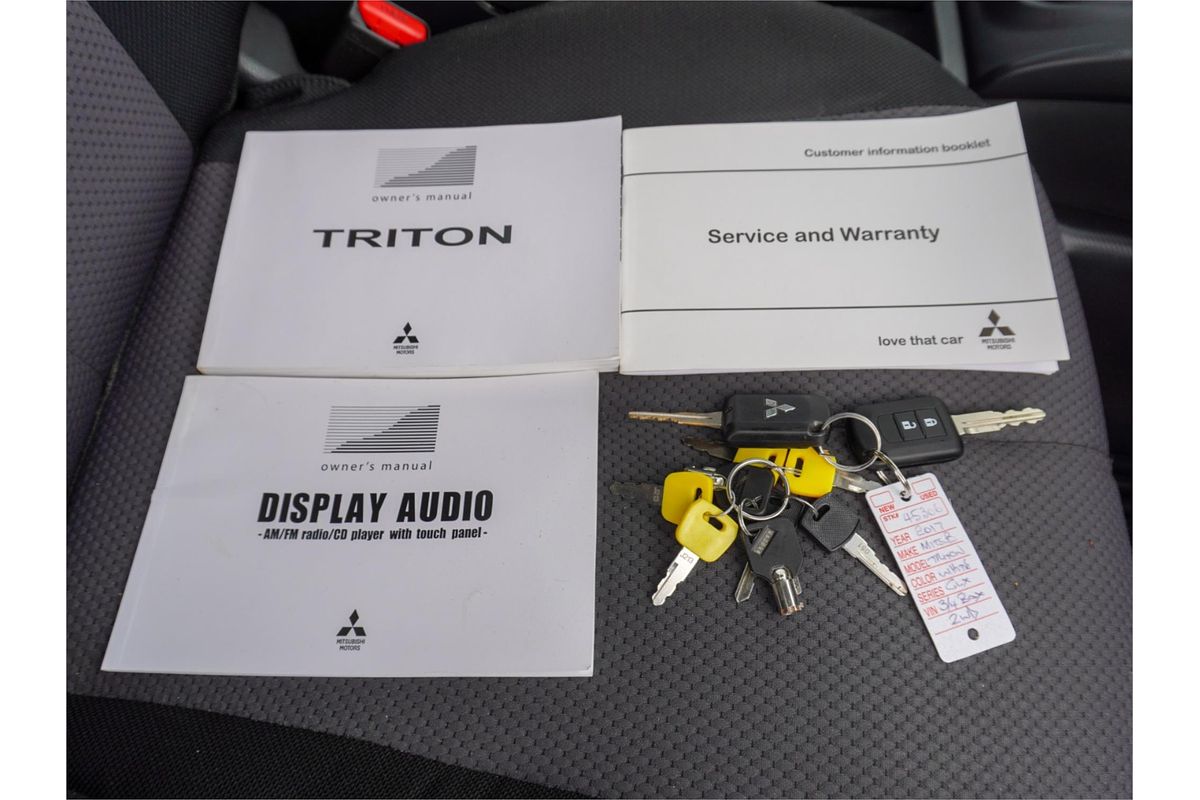 2017 Mitsubishi Triton GLX MQ Rear Wheel Drive