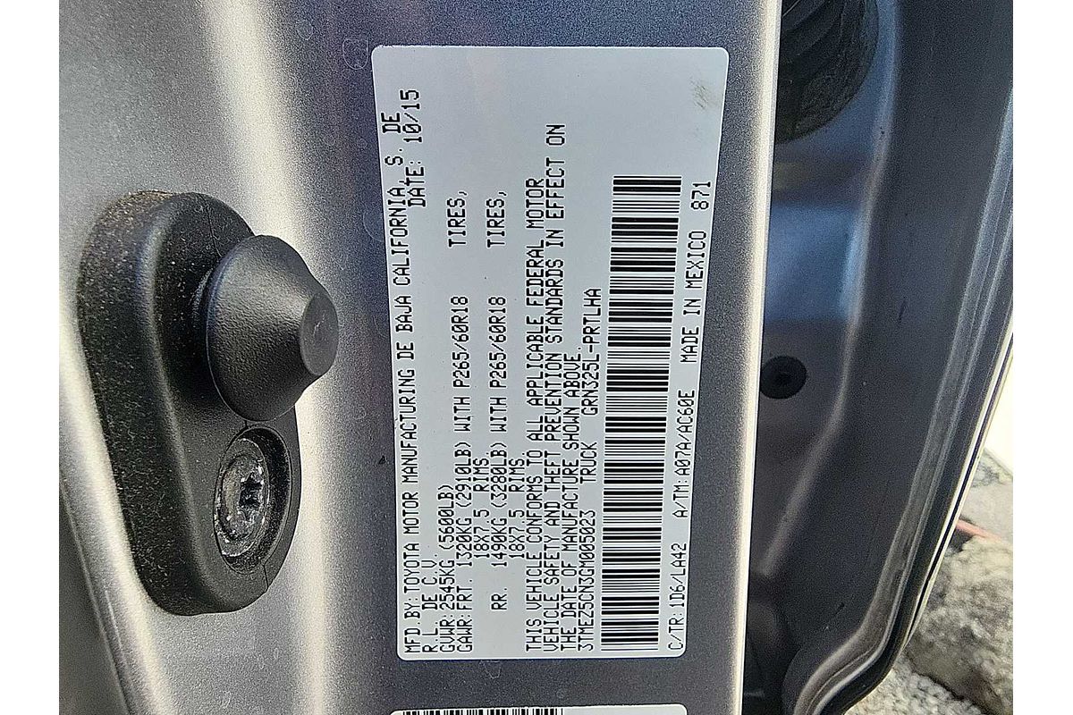 2016 Toyota Tacoma Limited
