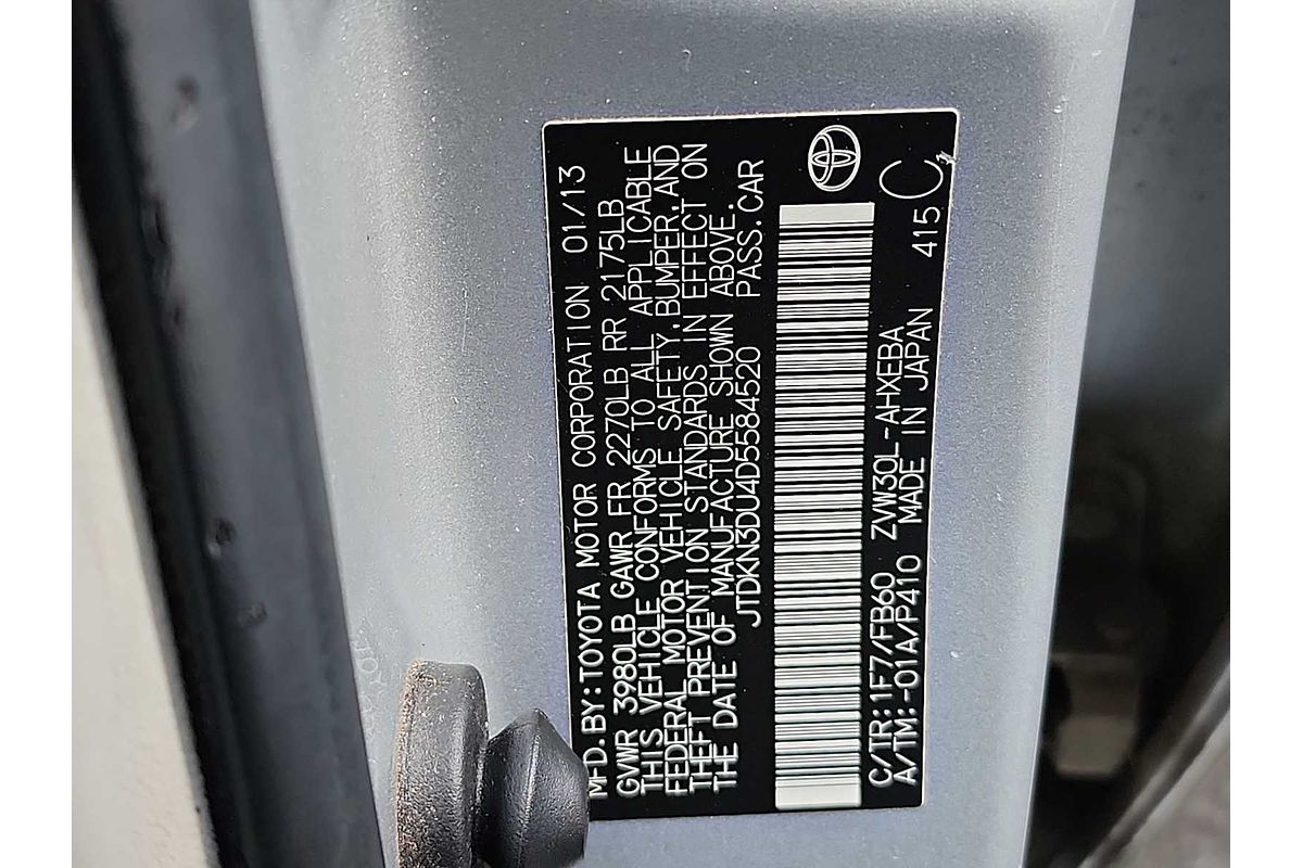 2013 Toyota Prius Two