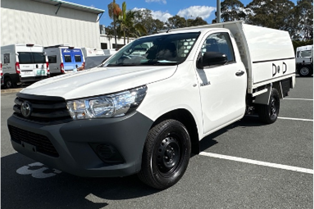 2019 Toyota Hilux Workmate TGN121R Rear Wheel Drive