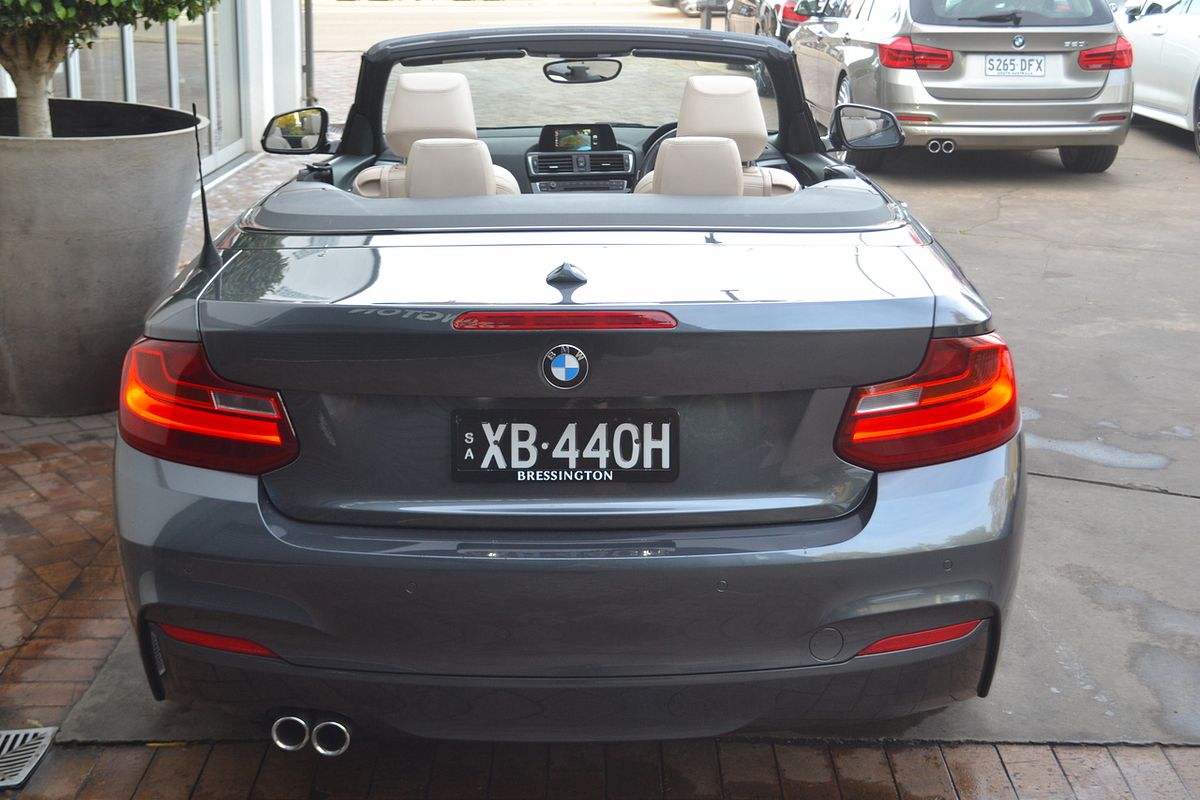 2015 BMW 2 Series 228i Sport Line F23