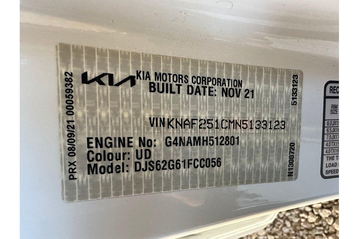 2021 Kia Cerato S BD