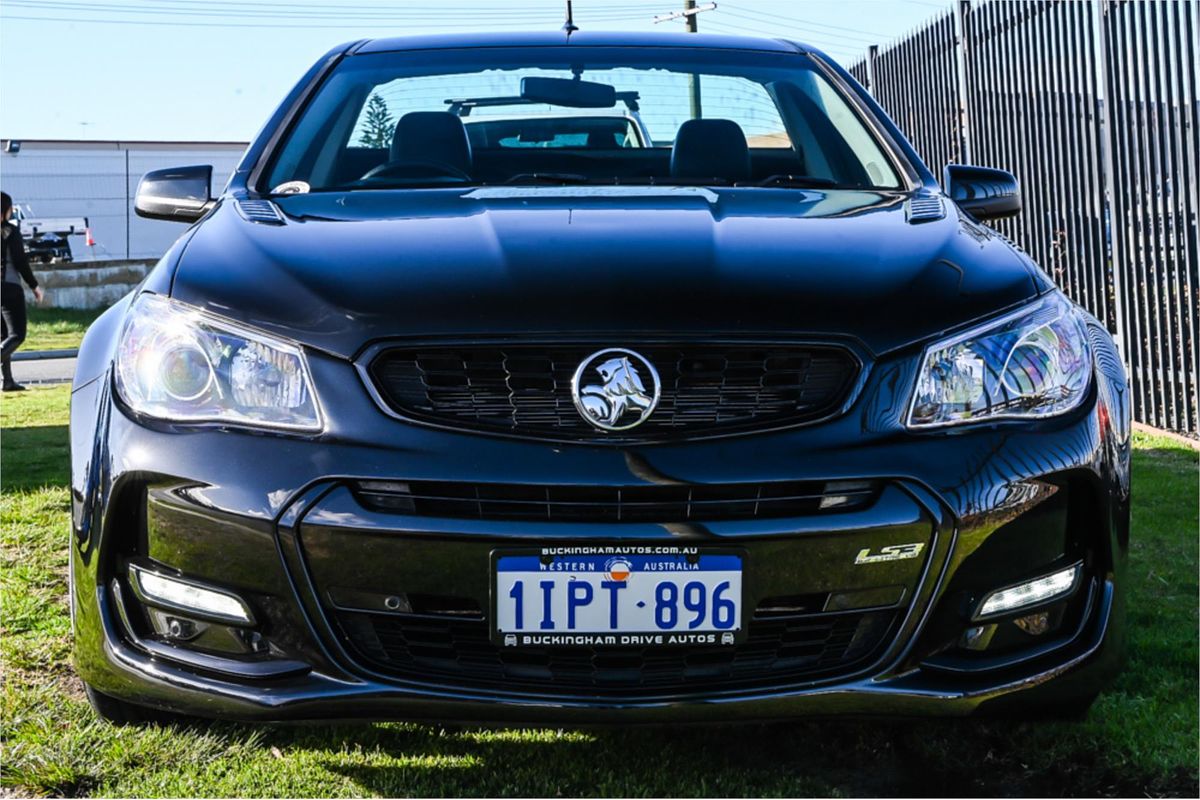 2016 Holden Ute SS Black VF Series II Rear Wheel Drive