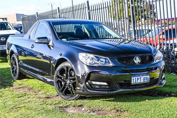 2016 Holden Ute SS Black VF Series II Rear Wheel Drive