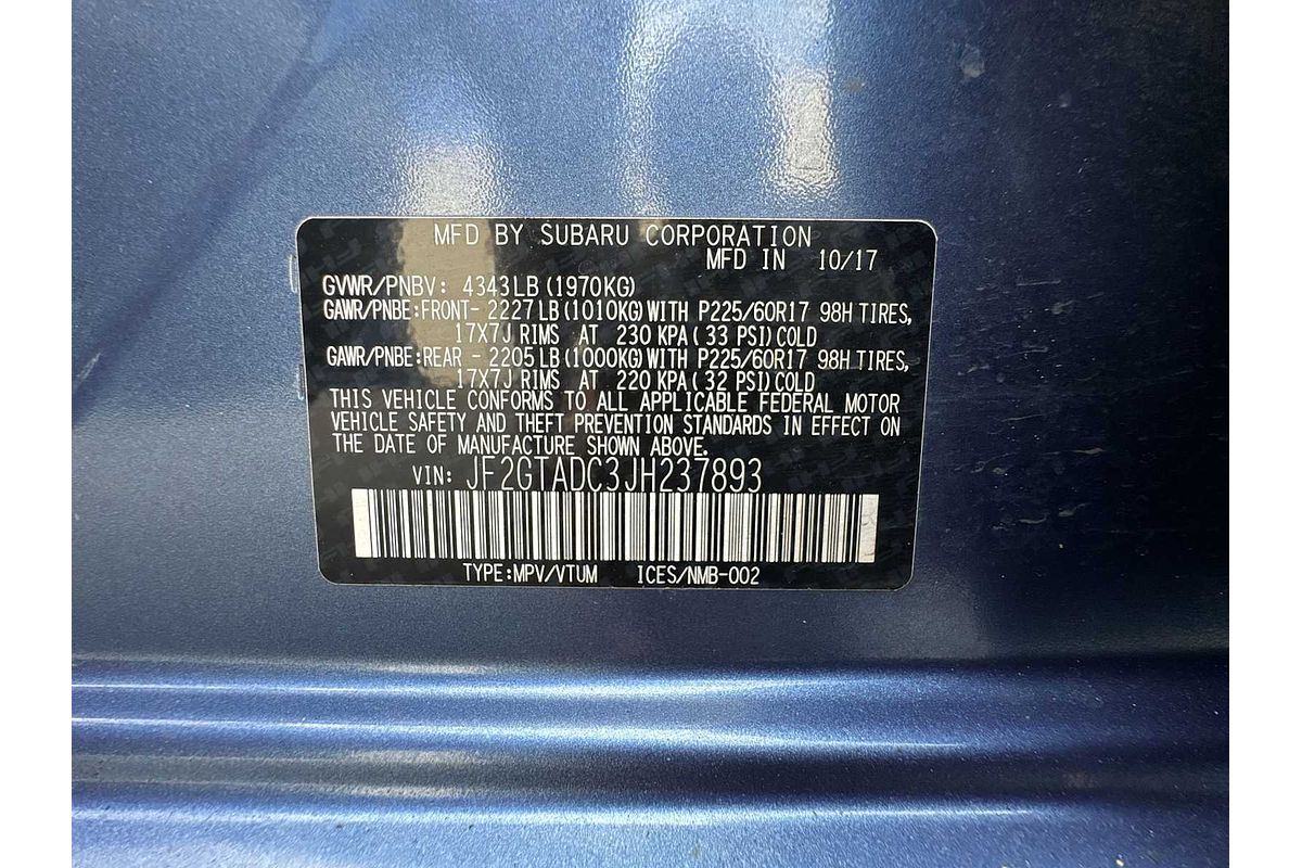 2018 Subaru Crosstrek Premium