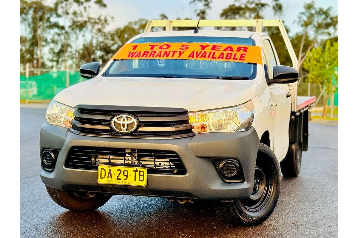 2017 Toyota Hilux Workmate GUN122R Rear Wheel Drive