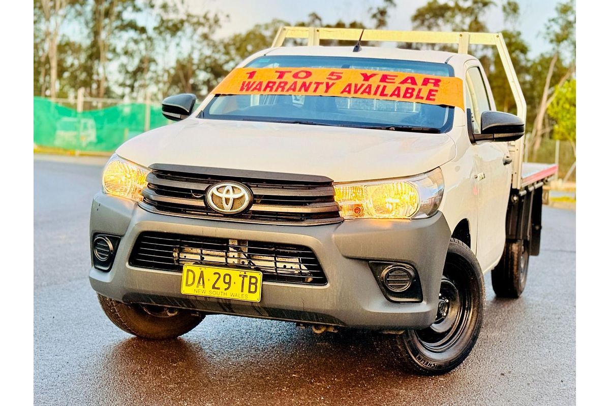 2017 Toyota Hilux Workmate GUN122R Rear Wheel Drive