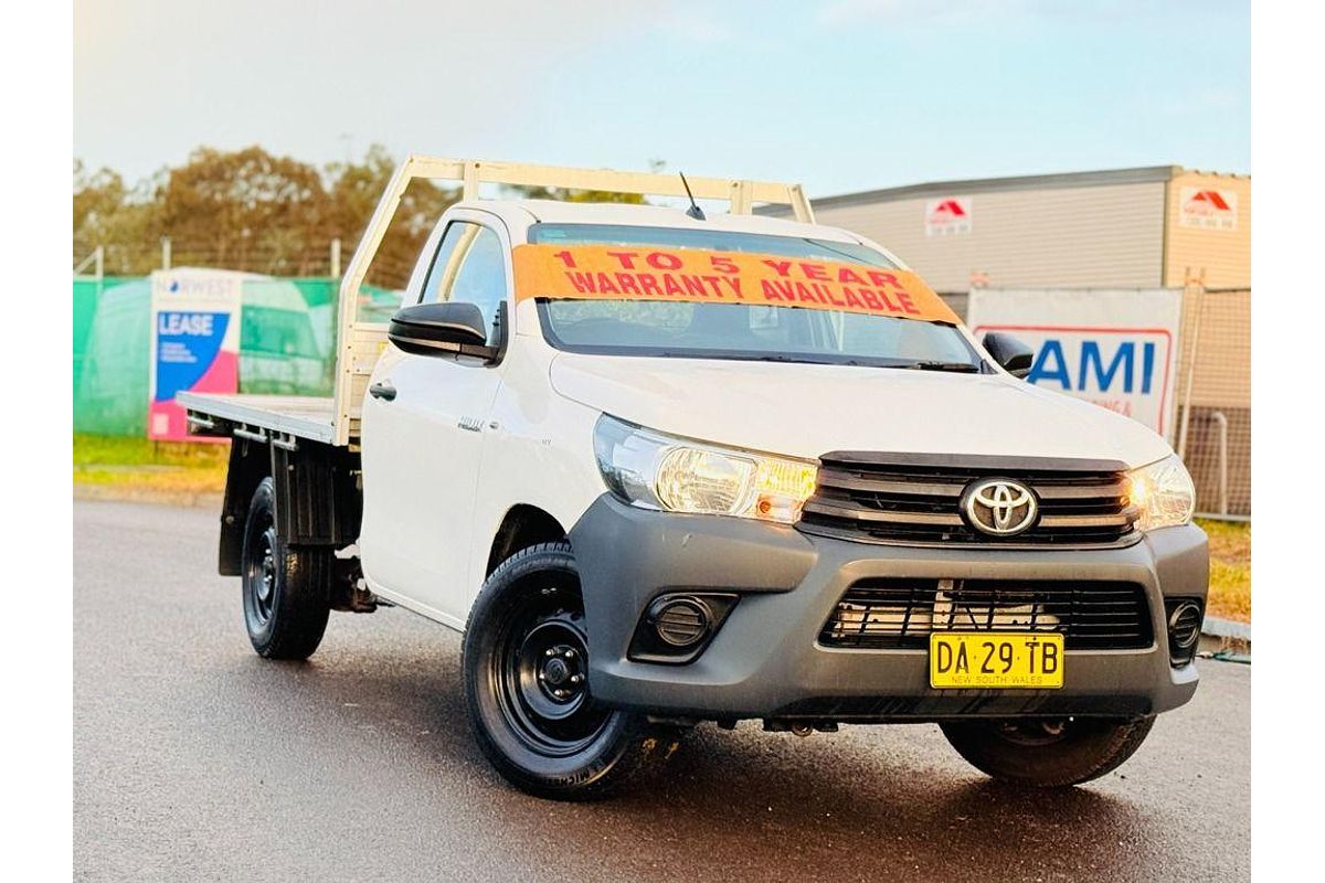 2017 Toyota Hilux Workmate GUN122R Rear Wheel Drive