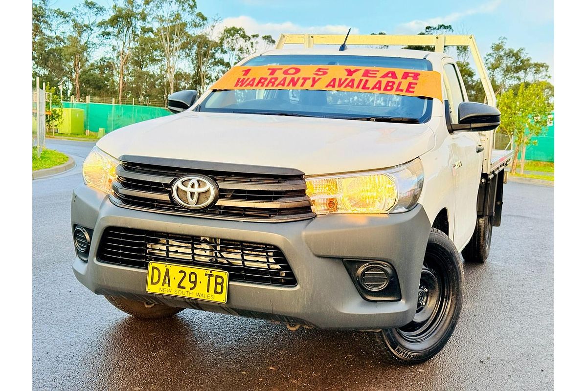 2017 Toyota Hilux Workmate GUN122R Rear Wheel Drive