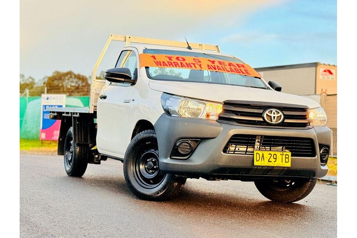 2017 Toyota Hilux Workmate GUN122R Rear Wheel Drive